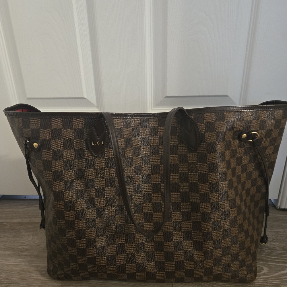 Louis Vuitton Brown Checkered Tote